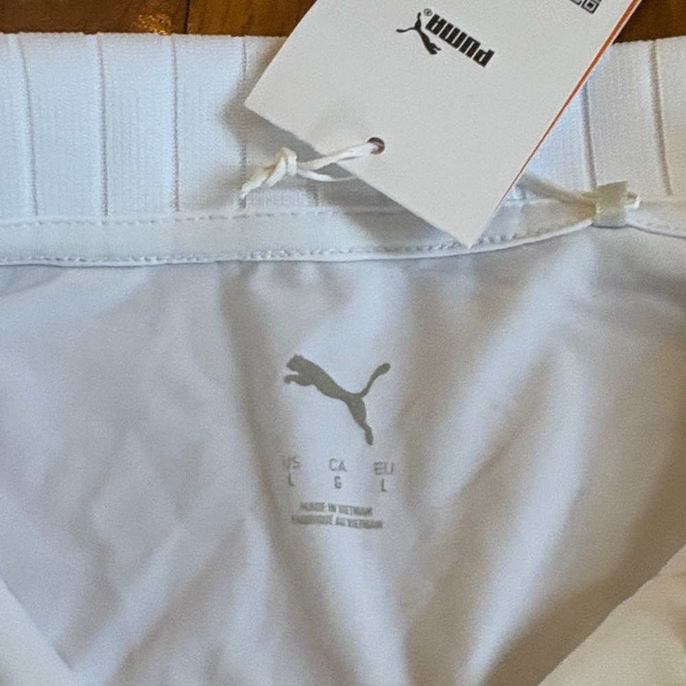 Woman’s Puma Cloudspun White Polo Shirt - L. NWT - Picture 3 of 7